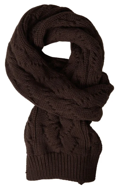 Dolce & Gabbana Elegant Cashmere Wool Blend Women's Scarf