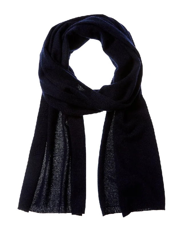 sofiacashmere Knit Jersey Solid Cashmere Scarf