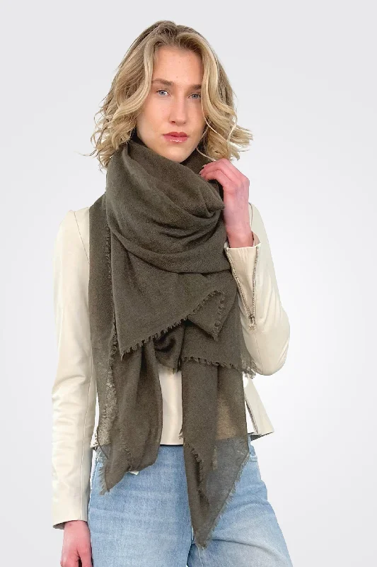 Soho Baby Cashmere Shawl - Pewter