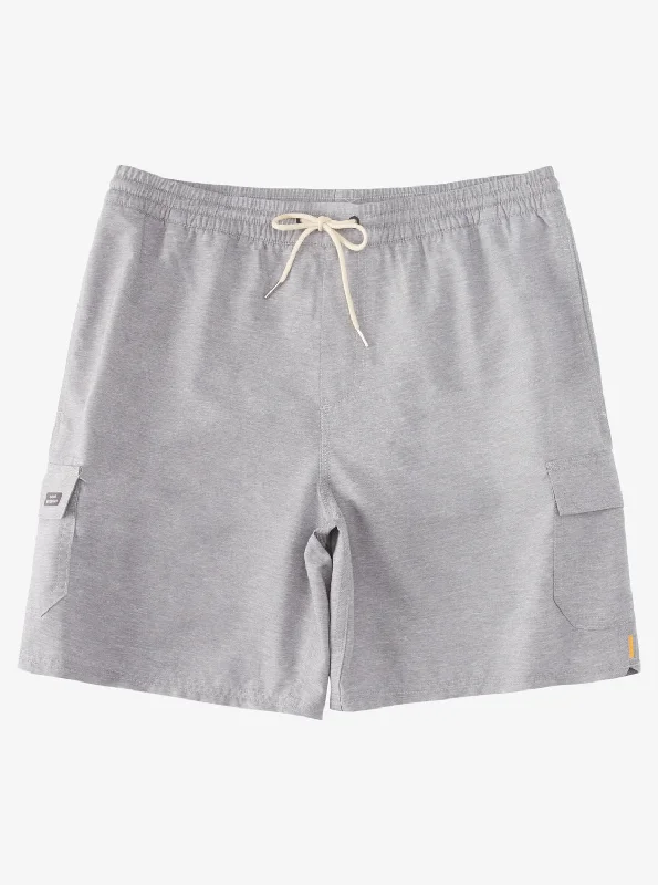 Waterman Balance 18" Swim Trunks - Heather Grey