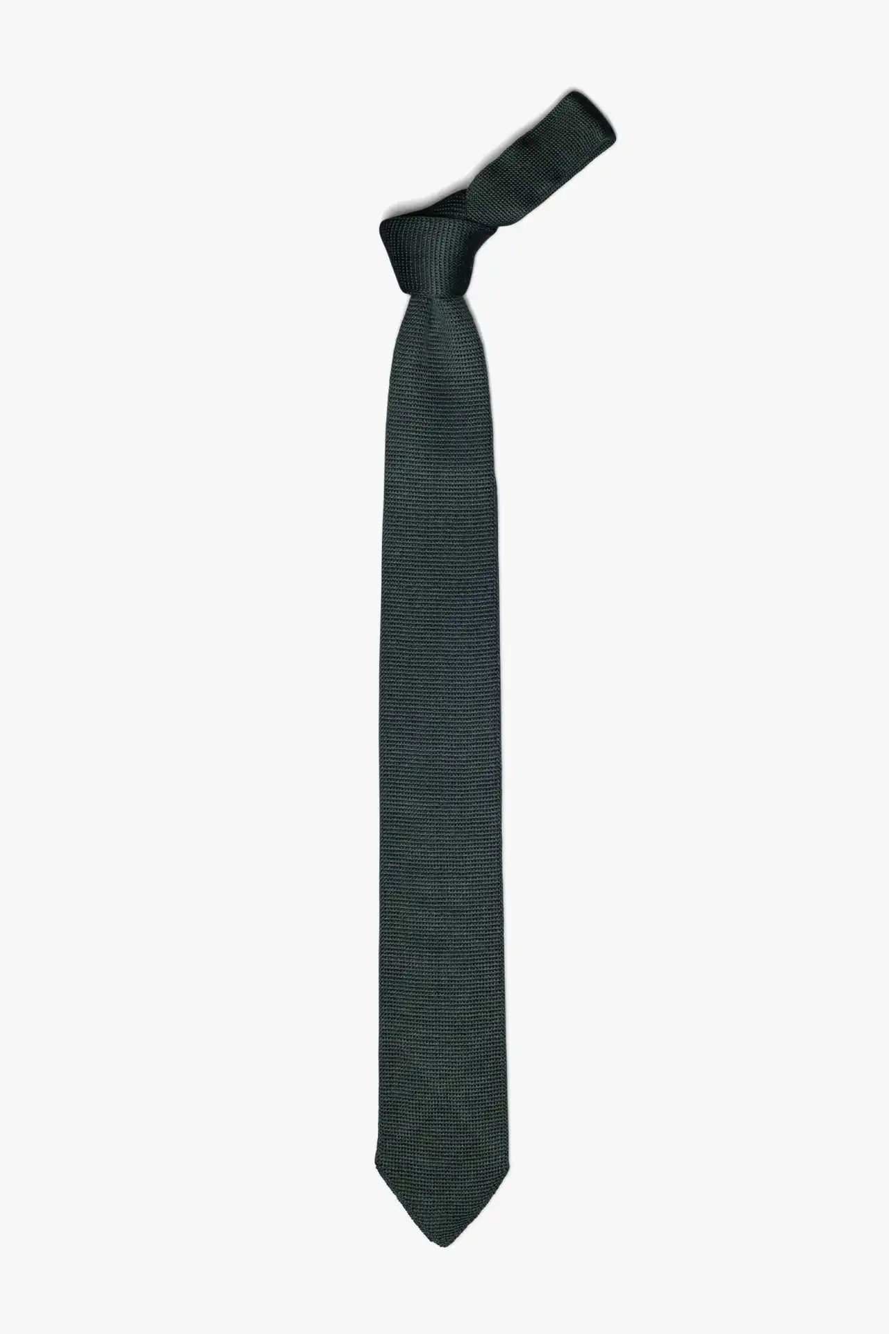 Formal Knit Tie - Green