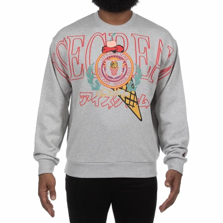 Ice Cream Waitlisted Crewneck (Heather Grey) 431-2308