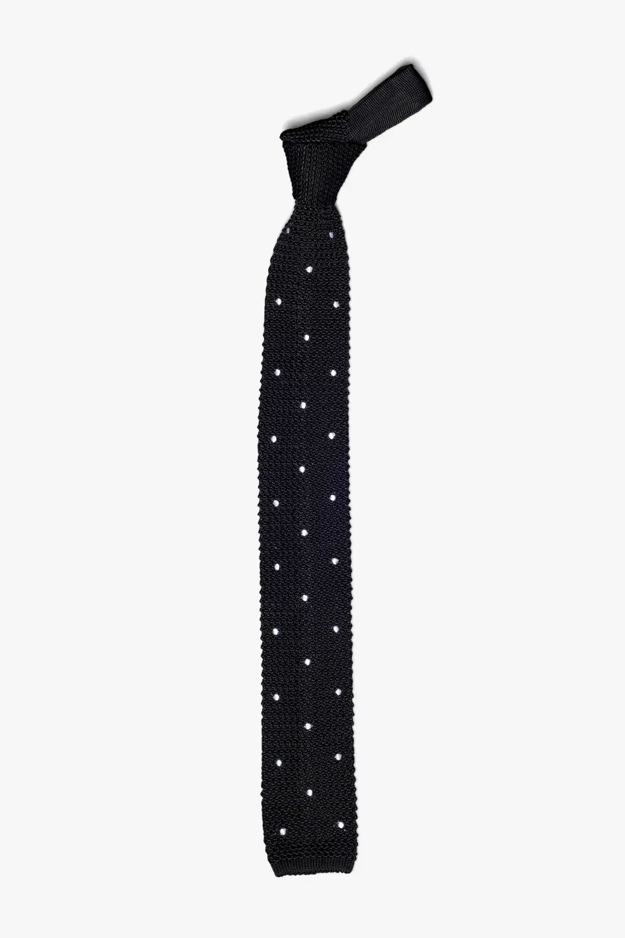 Polka Tie - Black