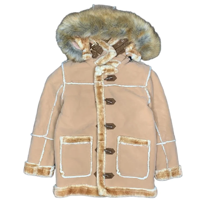 Boys Jordan Craig Denali Shearling Jacket (Praline) 91620B