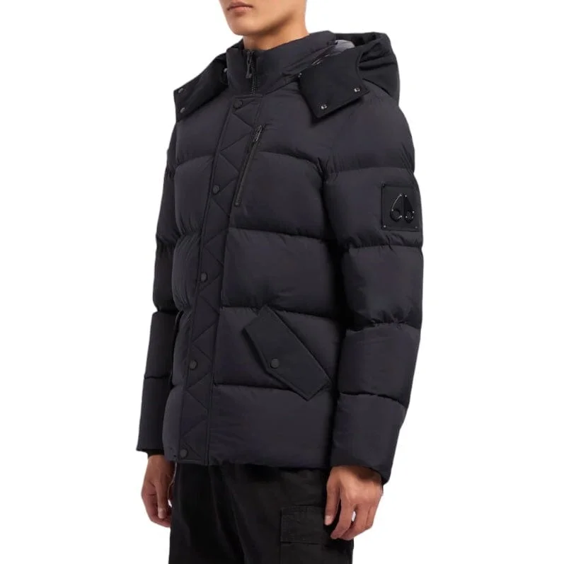 Moose Knuckles Everest 3Q Puffer Jacket (Black) M34MJ196