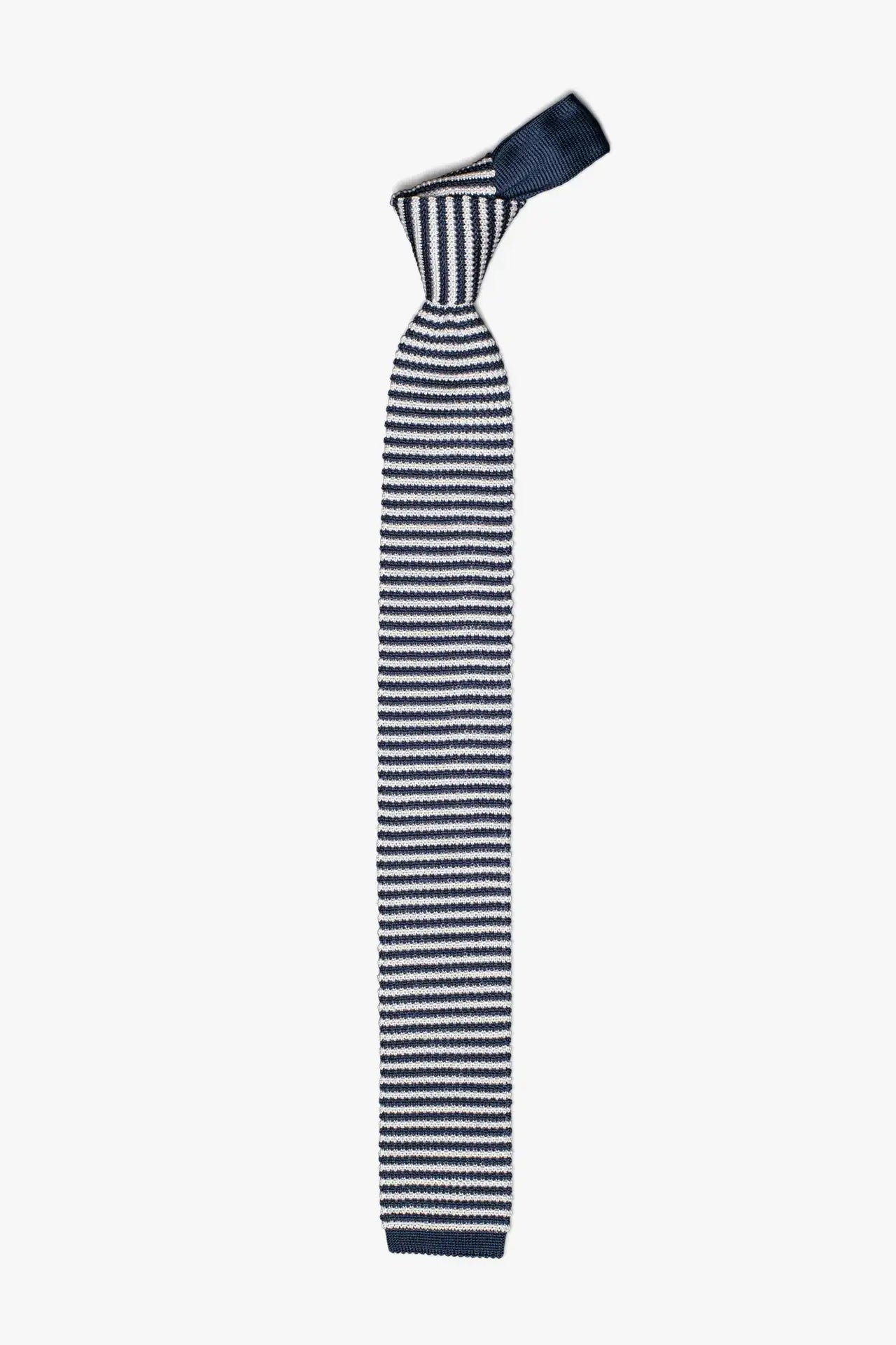 The Stripe Tie - Navy Blue