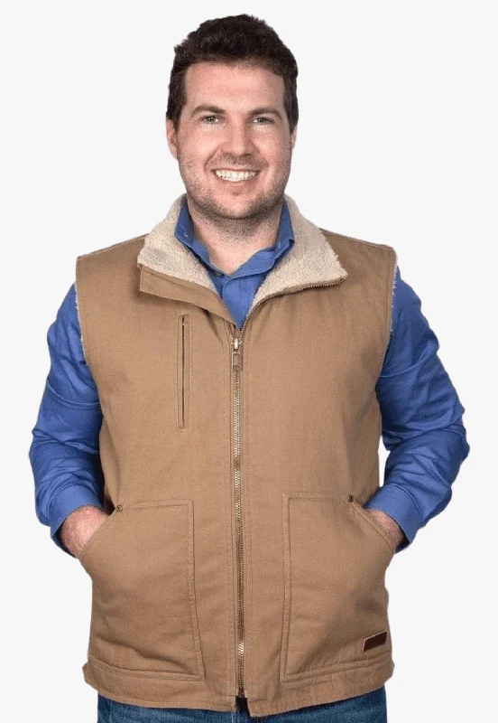 Just Country Mens Diamantina Sherpa Vest