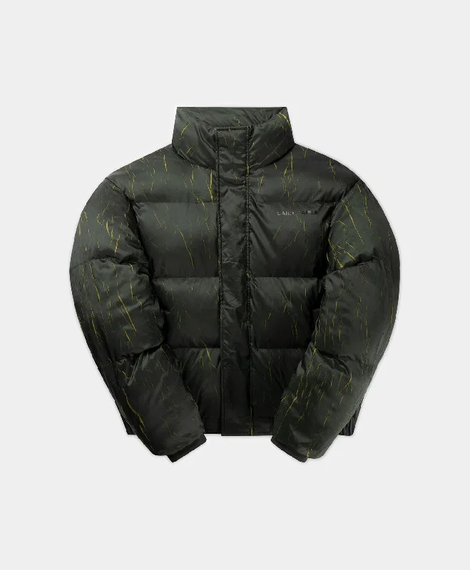 Cardamom Green Renako Puffer Jacket