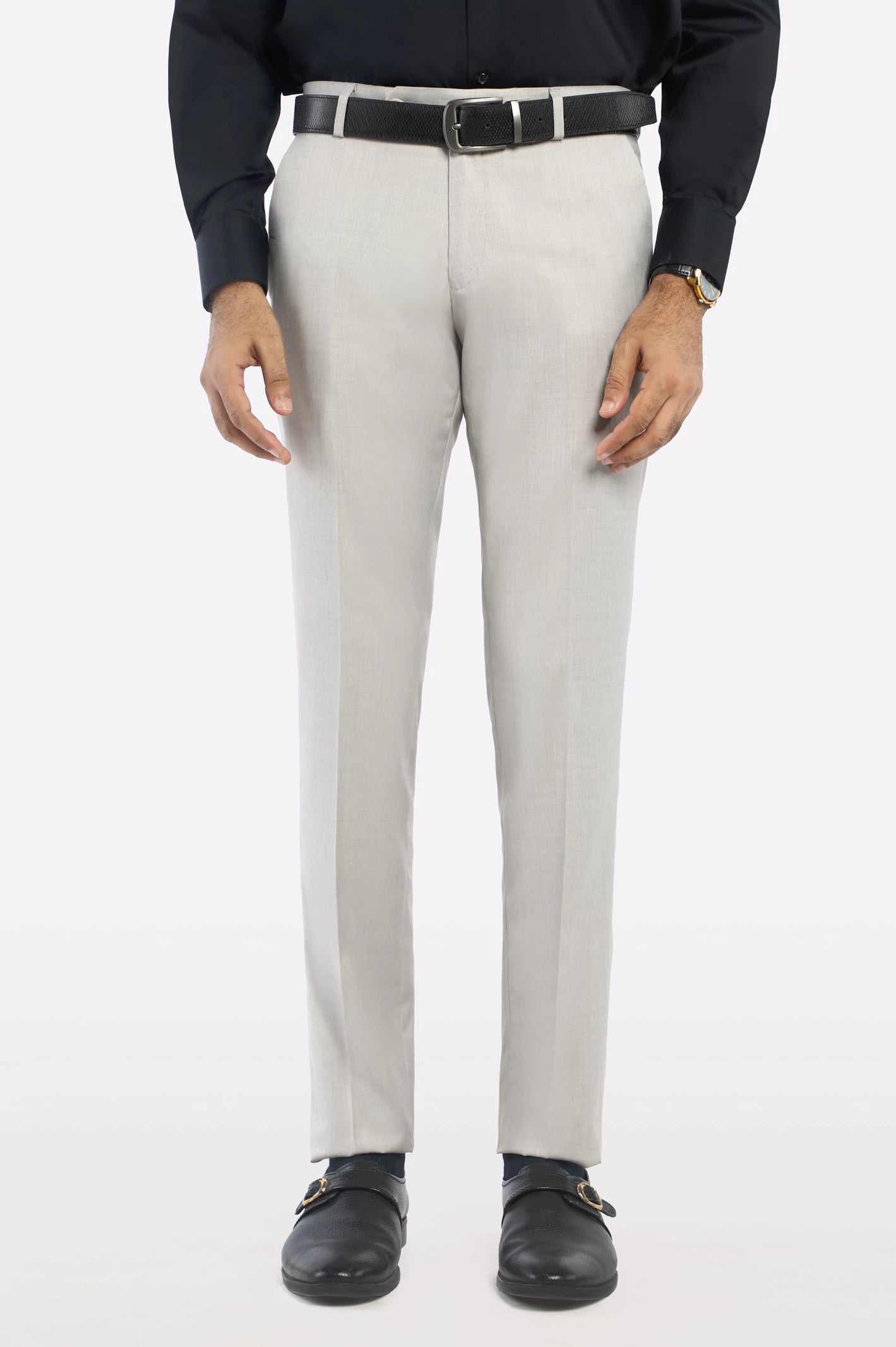 Sand Slim Fit Formal Trouser