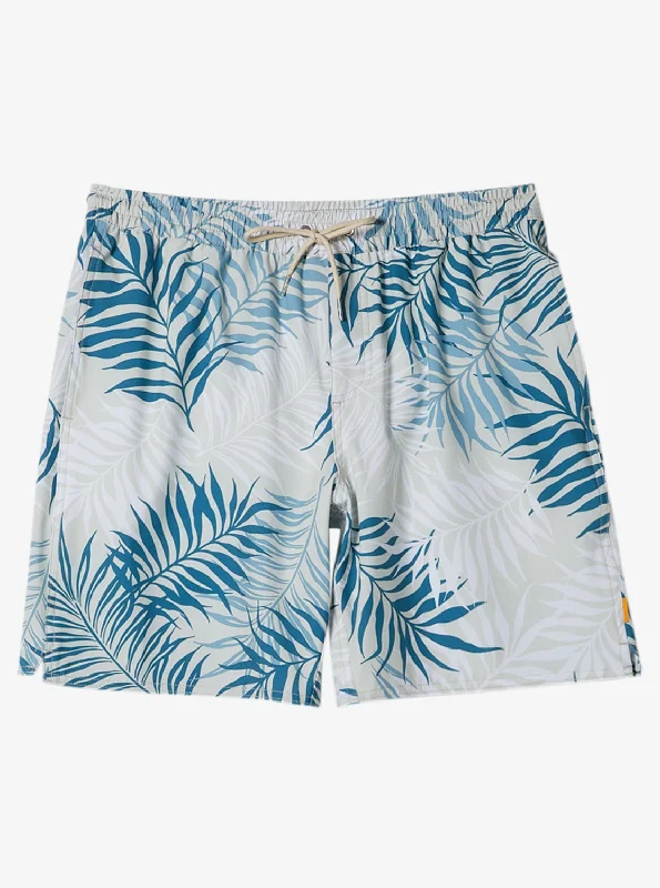 Waterman Wild Fern 17" Swim Trunks - Wild Fern Dawn Blue