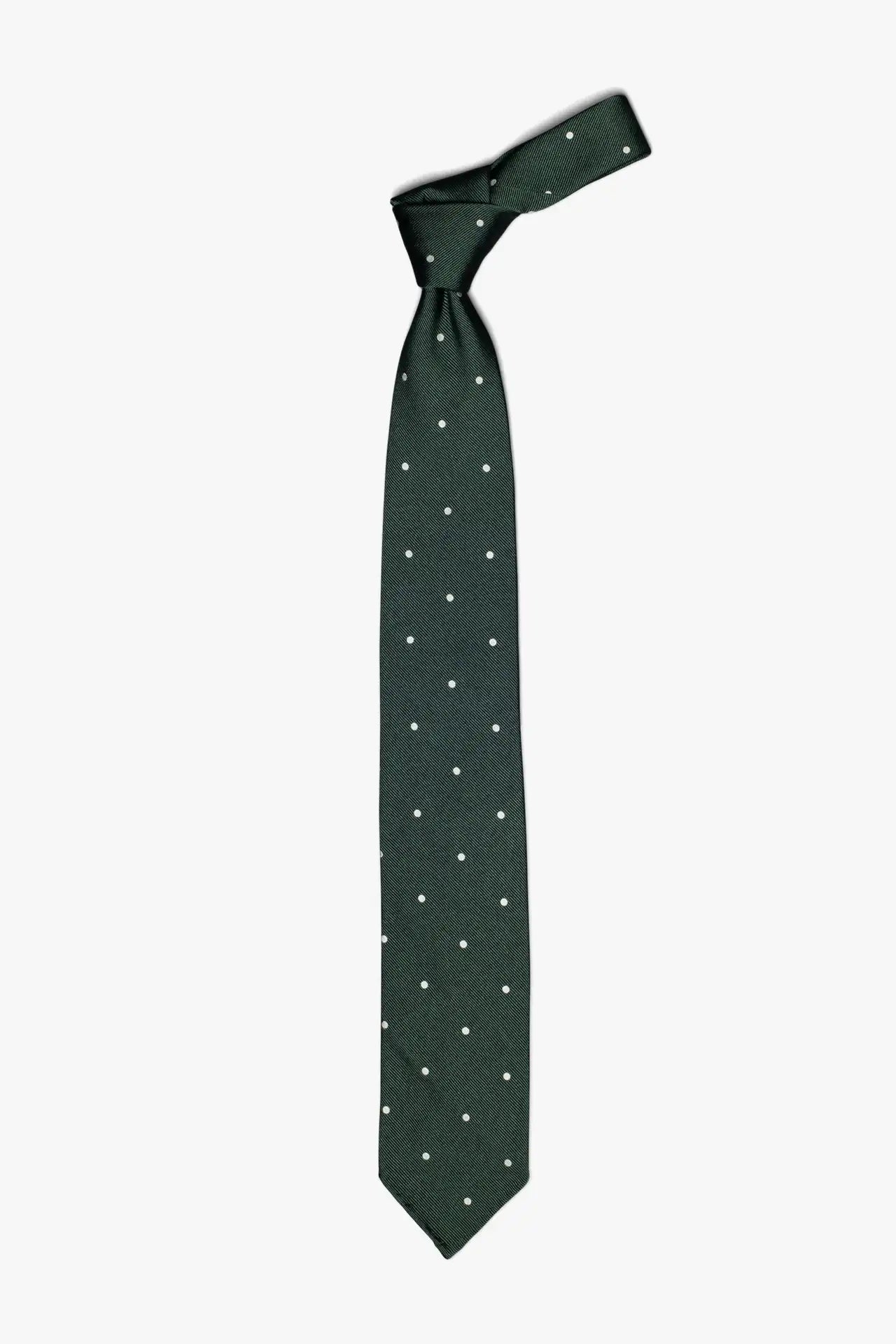 The Dotted 7 Fold - Forest Green