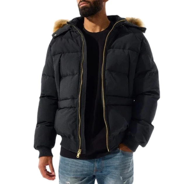 Jordan Craig Cross Bay Bomber Jacket (Black) 91630