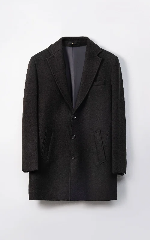 REFINED CLASSIC  LONG COAT OLIVE