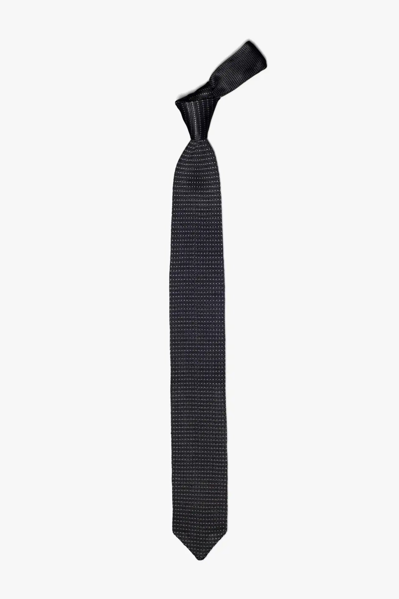 Silk Noise Tie - Black