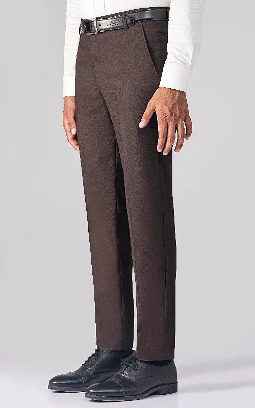 DRESS PANT DARK BROWN