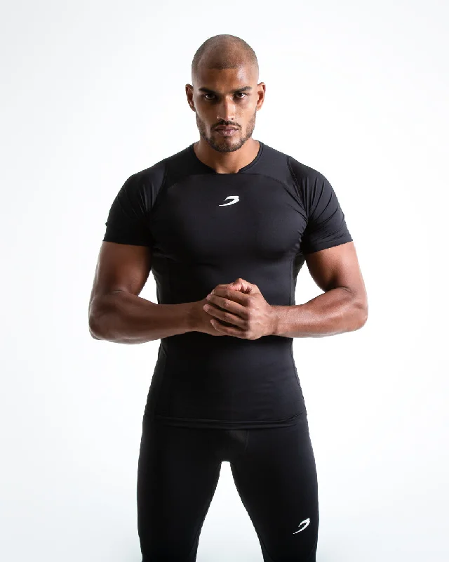 Saddler Compression T-Shirt - Black