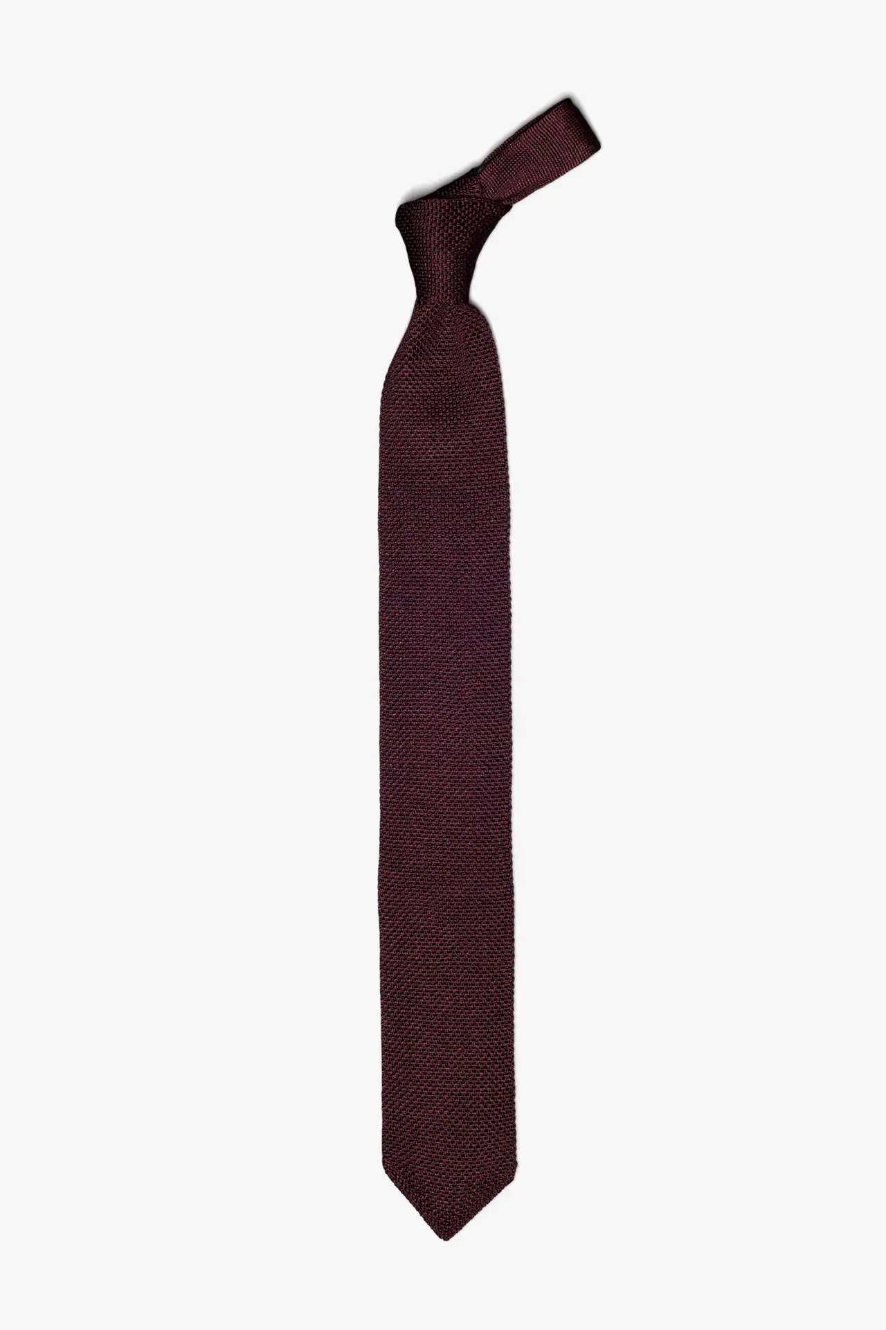 Melange Tie - Maroon