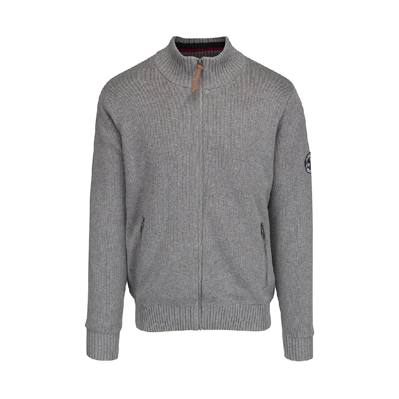 Julius Zipped Windbreaker - Grey Melange