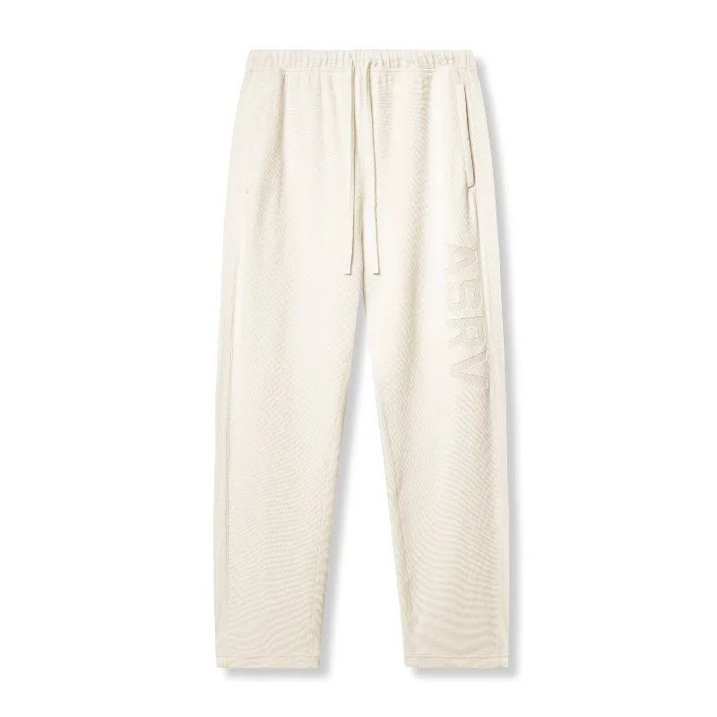 0957. Waffle Knit Relaxed Sweatpant - Cream