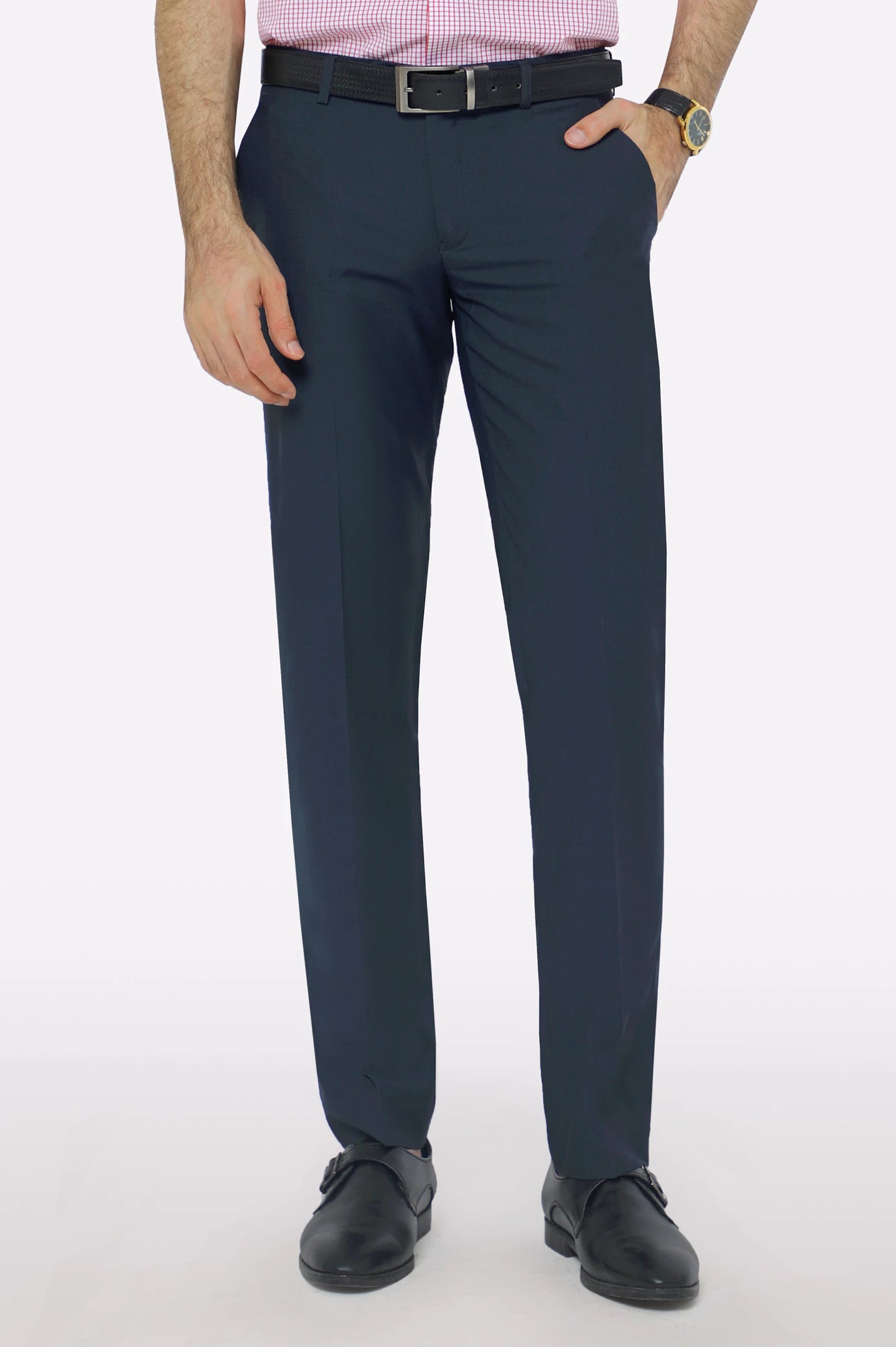 Dark Grey Smart Fit Formal Trouser