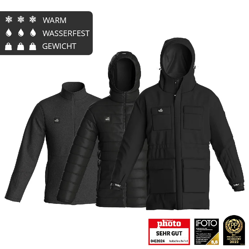 Haukland Parka Pro - 7in1 Set - Outdoor Jacke für Fotografen - 1. Gen