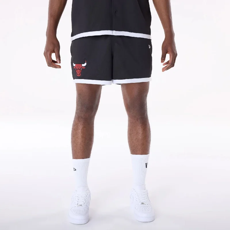 Chicago Bulls NBA Team Logo Black Shorts