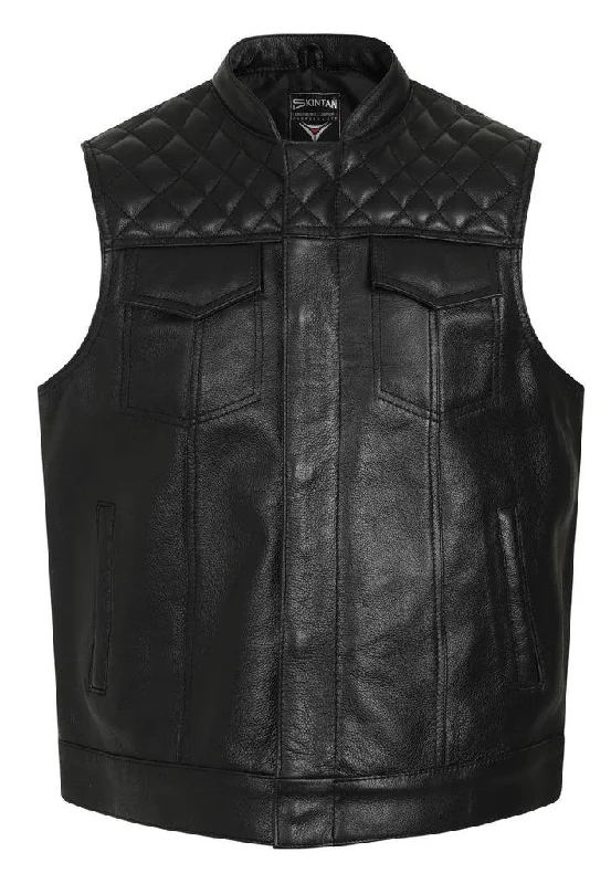 Gunner Leather Biker Vest