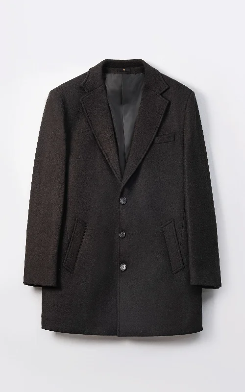 REFINED CLASSIC  LONG COAT OLIVE