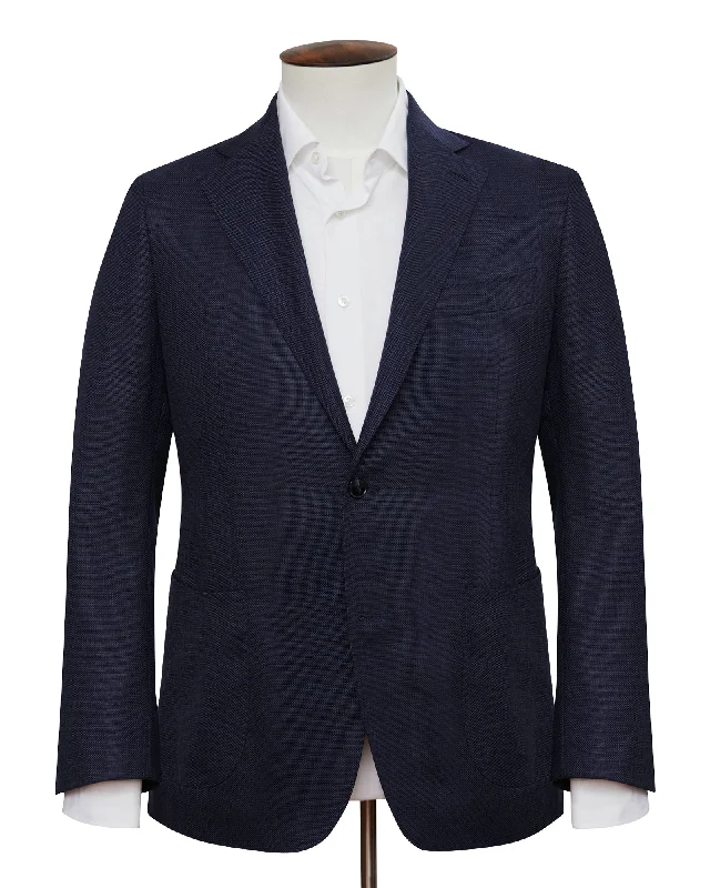 Midnight Wool & Mohair Blazer