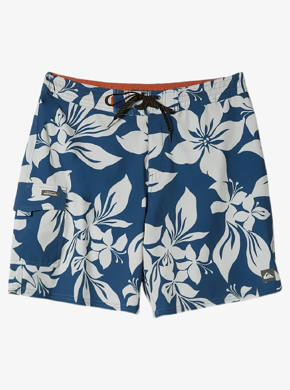 Waterman Big Island 19" Boardshorts - Big Island Ensign Blue