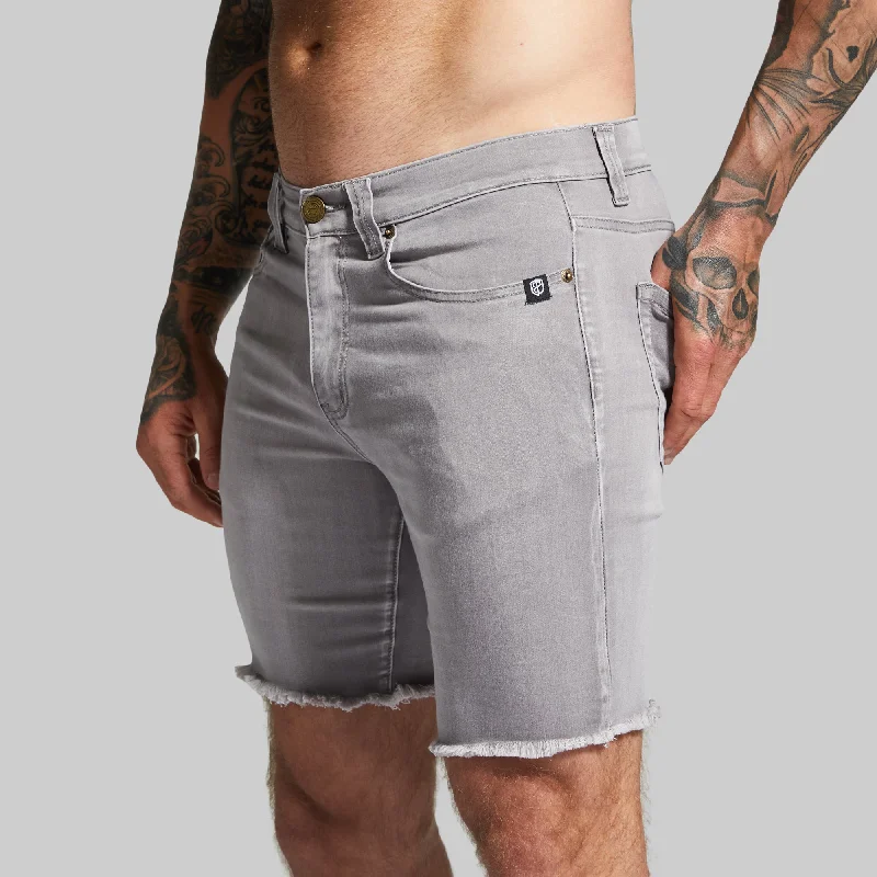 FLEX Stretchy Jort 7" (Grey)