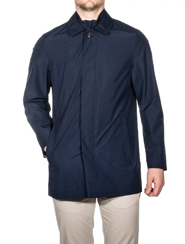 Dave G Raincoat Blue