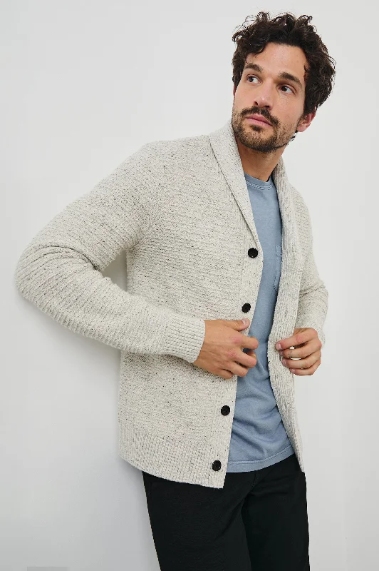 SHEPLEY CARDIGAN - NATURAL OAT