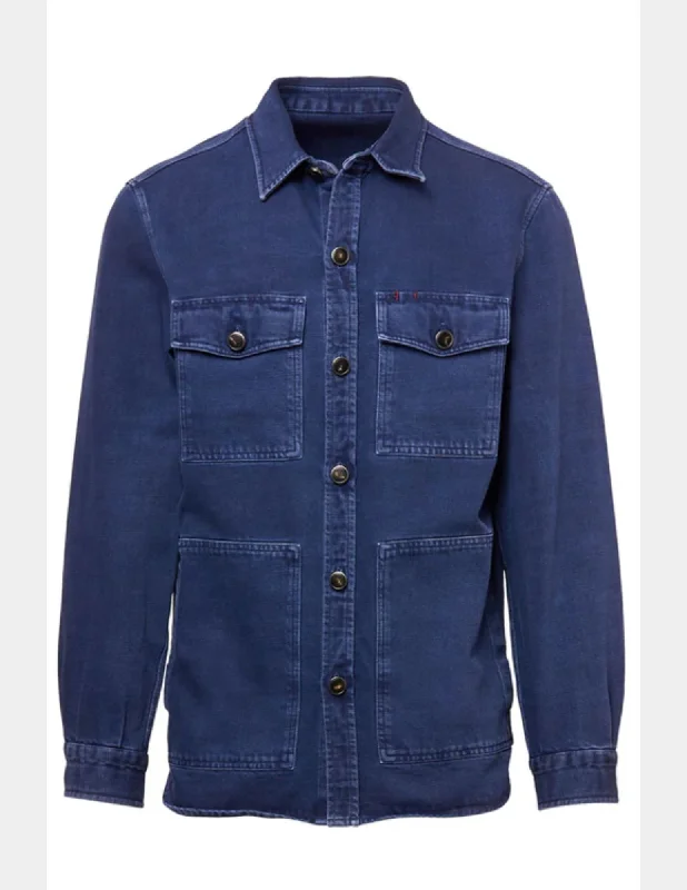 Denim Overshirt  Blue