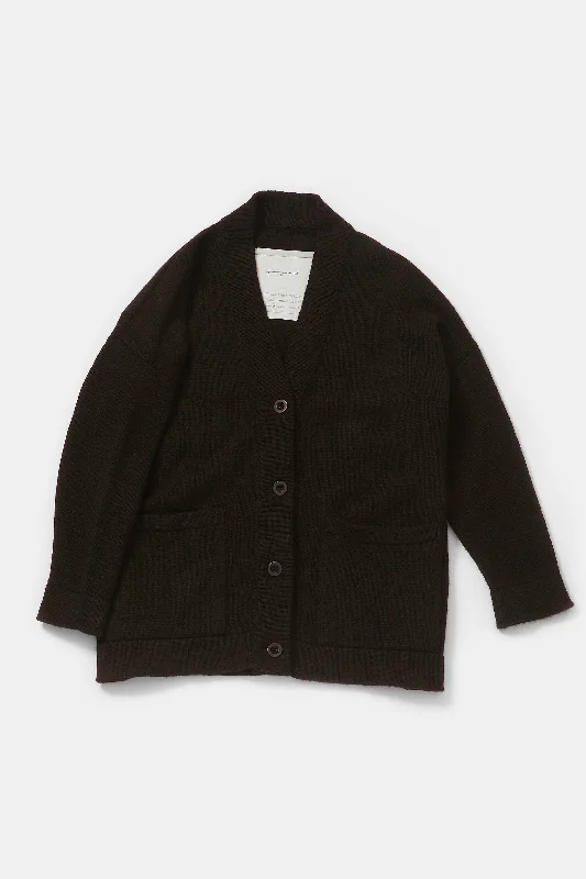 THE FORAGER CARDIGAN / LAMBSWOOL UMBER