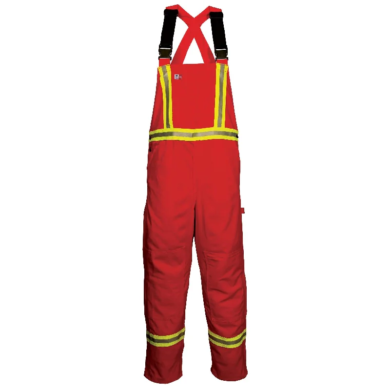 Big Bill FR 189US7-RED Red Unlined Reflective Bib Overall