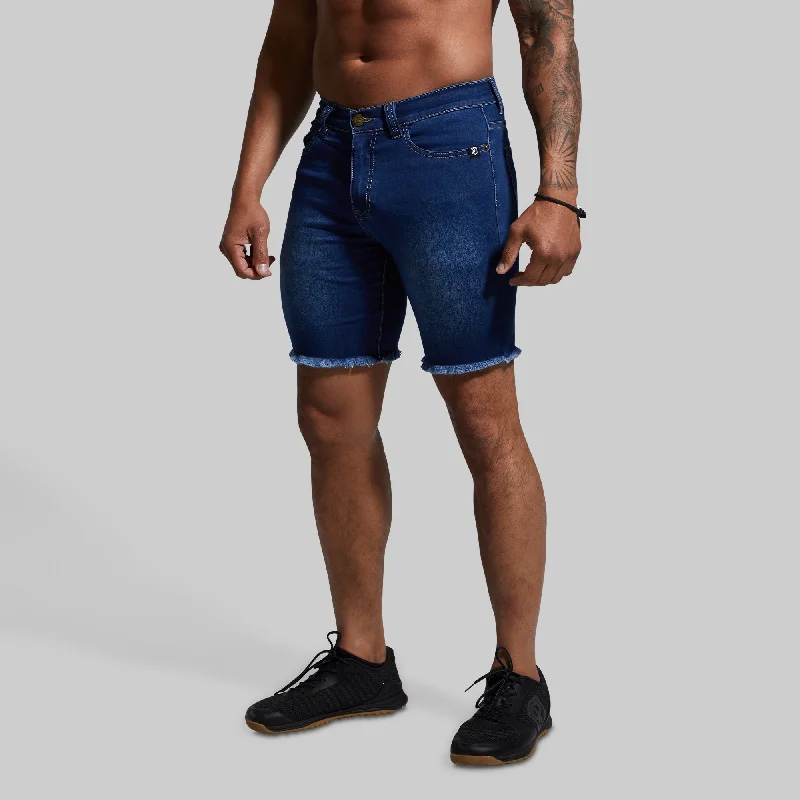 FLEX Stretchy Jort 7" (Dark Wash)