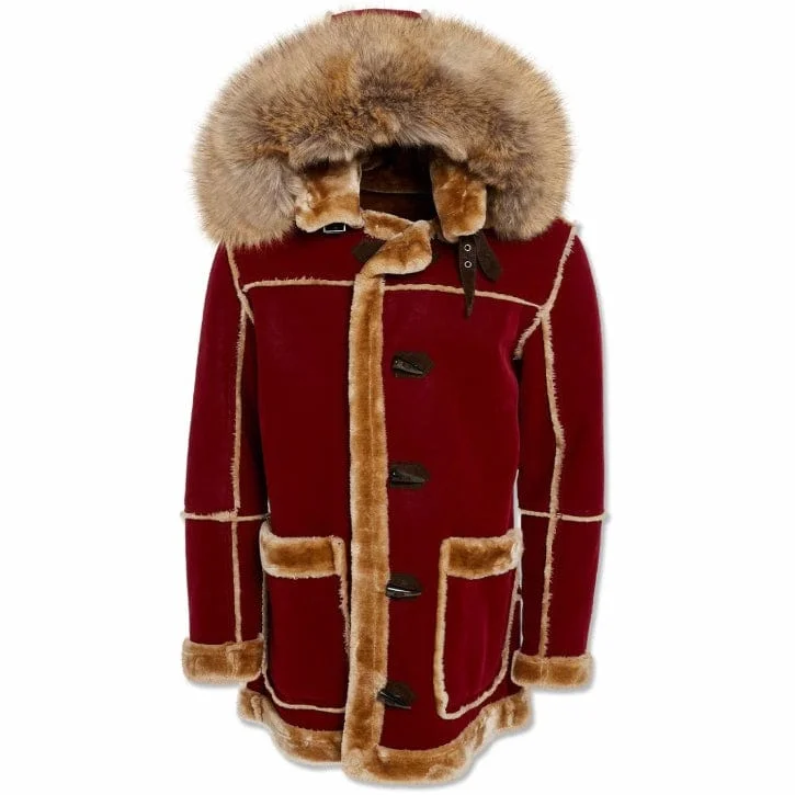 Jordan Craig Denali Shearling Jacket (Burgundy) 91620