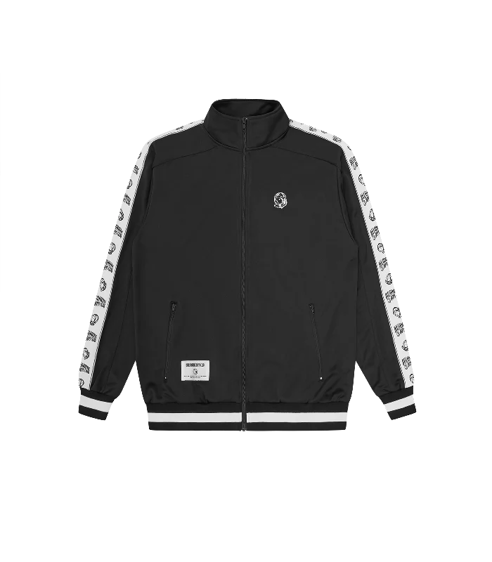 2TONE TRACK JACKET - BLACK