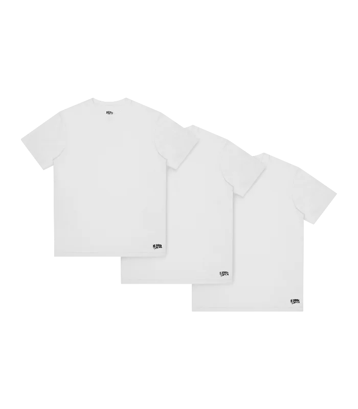 3-PACK TEE - WHITE