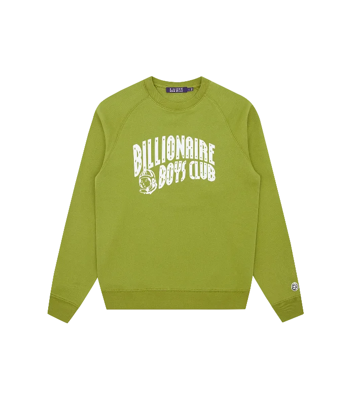 ARCH LOGO CREWNECK - OLIVE