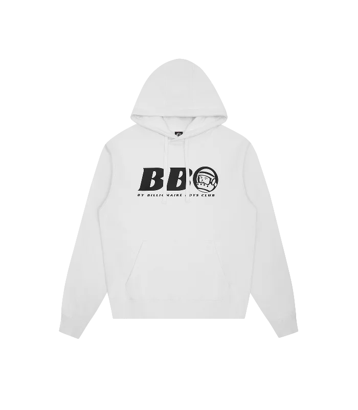 ASTRO SMALL LOGO POPOVER HOOD - WHITE