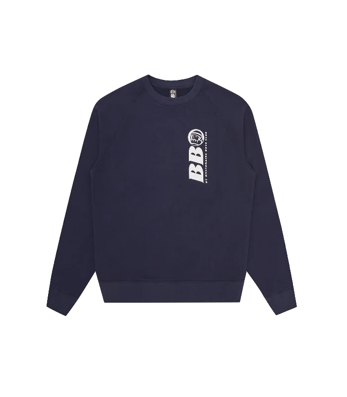 BB ASTRO REPEAT LOGO CREWNECK - NAVY