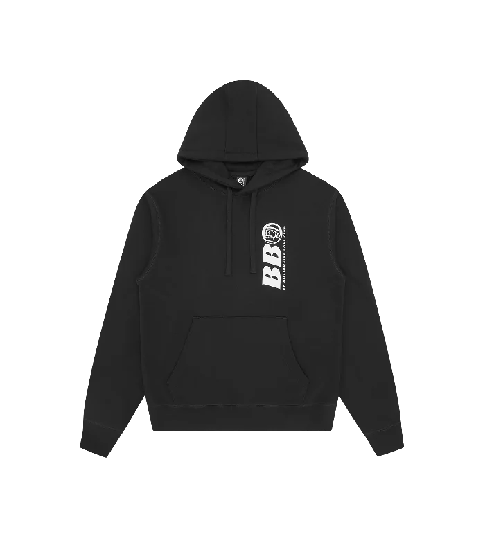 BB ASTRO REPEAT LOGO POPOVER HOOD - BLACK