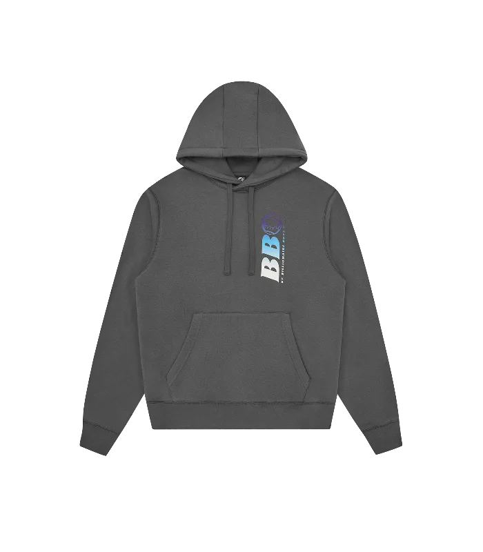 BB ASTRO REPEAT LOGO POPOVER HOOD  - GREY