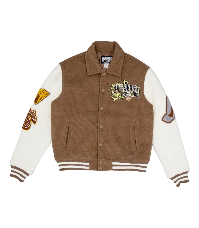 BB DRAGON BOMBER - BROWN