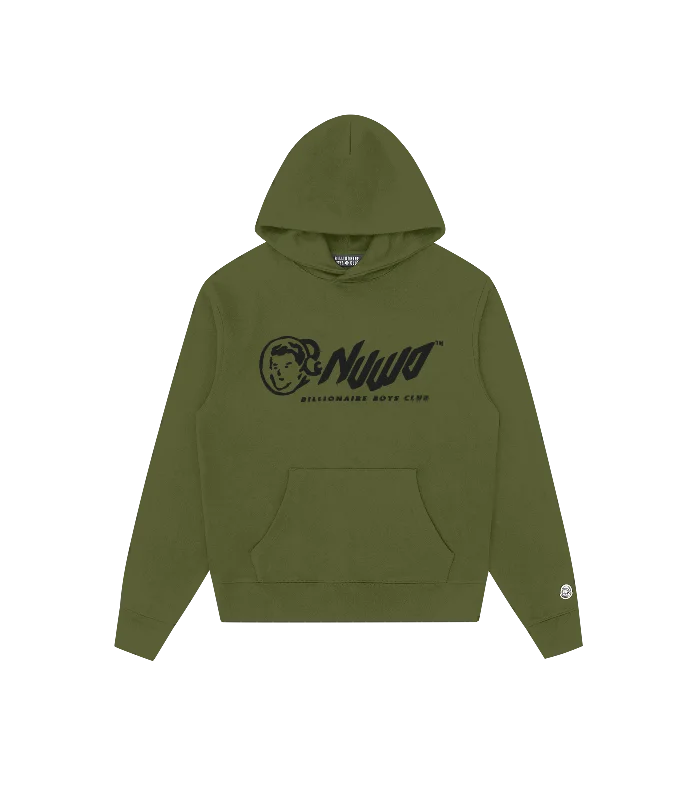 BBC X NUWO OG LOGO POPOVER HOOD - OLIVE