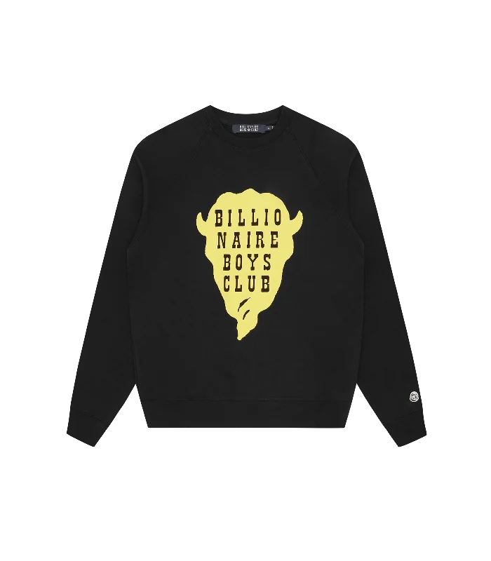 BUFFALO CREWNECK - BLACK