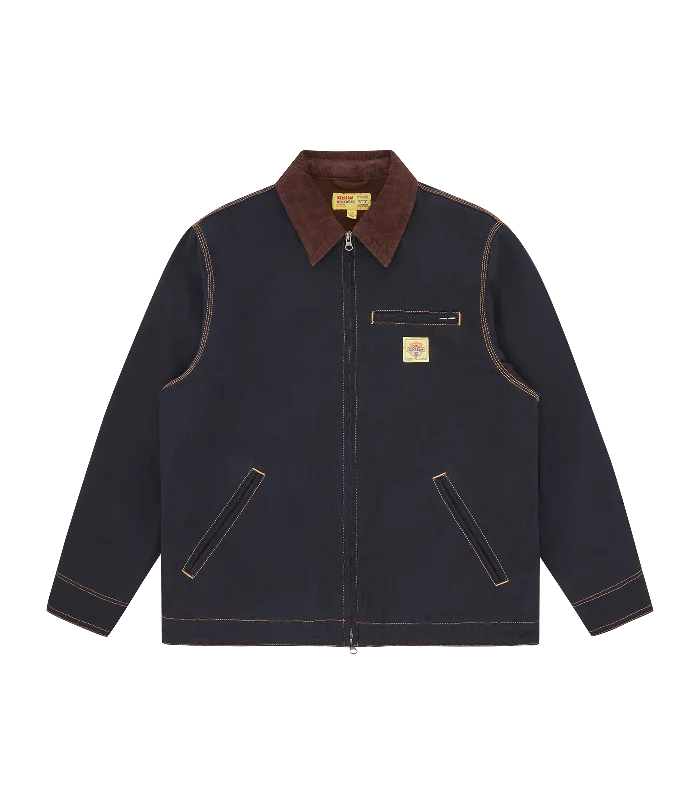 CANVAS LINED WORK JACKET - INK