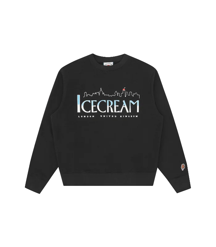 CITYSCAPE CREWNECK - BLACK